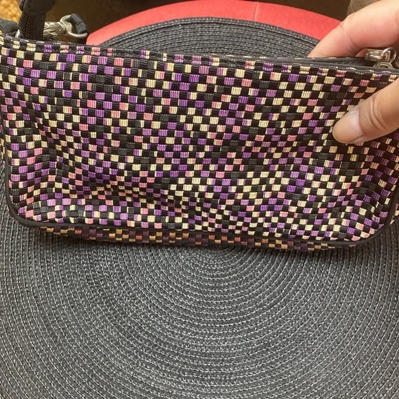 Purple, yellow and black, the sack wristlet - Picture 2 of 6